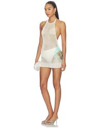 MORE TO COME - Sade Crochet Mini Dress - Lyst