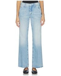 Mother - The Bookie Prep Sneak Jeans - Lyst