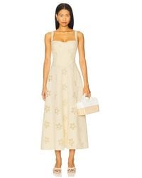 Bardot - Lilah Corset Midi Dress - Lyst
