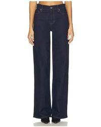 FRAME - Le Slim Palazzo Long Jeans - Lyst