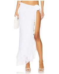 MAJORELLE - Leonie Maxi Skirt - Lyst