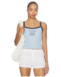Daydreamer - Siren Song Pointelle 90S Tank Top - Lyst