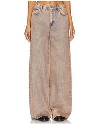GRLFRND - Mid-Rise Baggy Wide Leg Jeans - Lyst