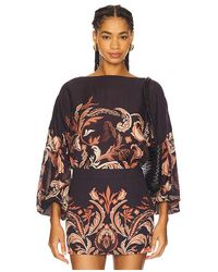 Hemant & Nandita - Langärmeliges Shirt Top - Lyst