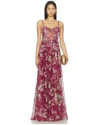 PATBO - Delicata Beaded Gown - Lyst