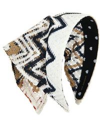 Lele Sadoughi - Jackie Crochet Handkerchief Headband - Lyst