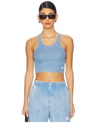 Alexander Wang - Cropped Classic Racer Tank - Lyst