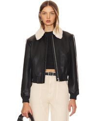 Astr - Trudy Faux Leather Jacket - Lyst