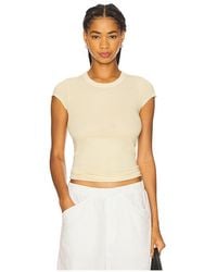 Cotton Citizen - Marbella キャップスリーブTシャツ - Lyst