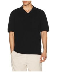 Rhythm - Textured Knit Johnny Polo - Lyst