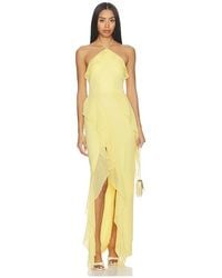 Amanda Uprichard - Alessandra Maxi Dress - Lyst