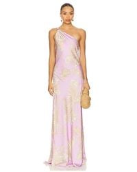Hemant & Nandita - One Shoulder Long Dress - Lyst
