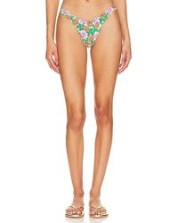 Luli Fama - Strawberry Fields Wavy Luxe Bikini Bottom - Lyst