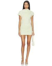 Line & Dot - Archer Draped Mini Dress - Lyst