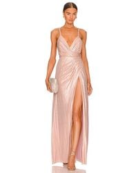 retroféte - Maxivestido Yesi En Color Rubor Talla (También En M, S, Xl, Xs, Xxl, Xxs) - Lyst