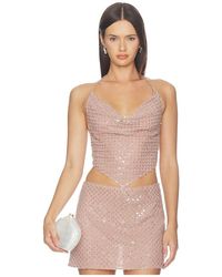 retroféte - Bethely Sequin Top - Lyst