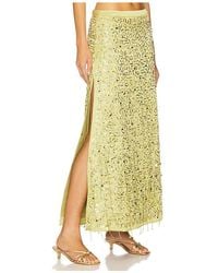 Asta Resort - Yasmin Hand Beaded Skirt - Lyst