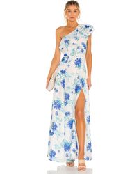 Womens Clothing Dresses Casual and summer maxi dresses Yumi Kim Floral Ruffle Maxi Dress 