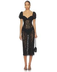 LPA - Nicola Midi Dress - Lyst