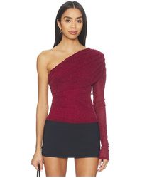 Lovers + Friends - Lucille Top En Color Burgundy Talla (También En S, Xs, Xxs) - Lyst