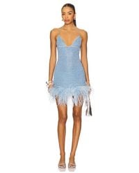 Oséree - Lumiere Plumage Short Dress - Lyst