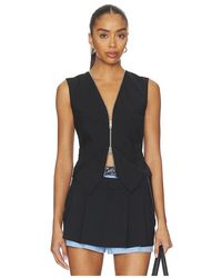 Alexander Wang - Tailored Vest With Zipper - Lyst