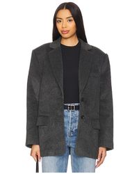 GRLFRND - Wool Blend Blazer - Lyst