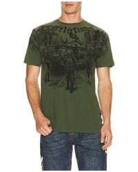 Affliction - Ghost Army Short Sleeve Tee - Lyst