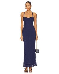 Runaway the Label - Maxivestido Tamsin En Color Azul Marino Talla (También En M, S, Xl, Xs, Xxl) - Lyst
