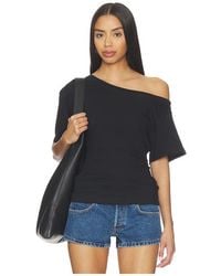 EB DENIM - Elena Off The Shoulder Tee - Lyst