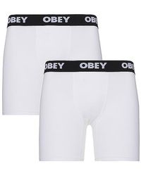 Obey - Established Works 2 Pack Boxer Briefs - Lyst