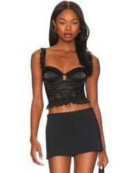 OW Collection - BUSTIER-TOP ROSETTE - Lyst