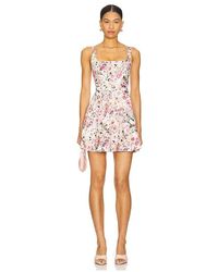 Generation Love - Kleid Aus Leinen Mit Floralem Muster Courtney - Lyst