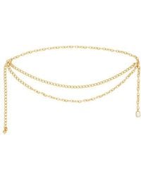 Ettika - Crystal Pendant Chain Belt - Lyst