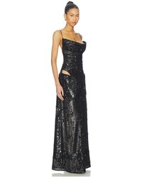 LPA Giulia Maxi Dress in Black | Lyst