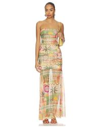 Amanda Uprichard - Leo Maxi Dress - Lyst