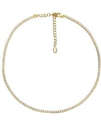 Shashi - Diamond テニスネックレス - Lyst
