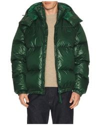 Lacoste - Nylon Shiney Puffer Jacket - Lyst
