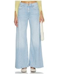 Mother - Lil Petite Lemon Twist Sneak Jeans - Lyst