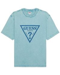Guess - Vintage Triangle Tee - Lyst