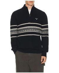 Barbour - Kepwick Half Zip Jumper - Lyst