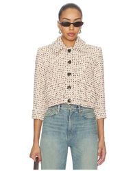 L'Agence - Jia Crop 3/4 Sleeve Jacket - Lyst