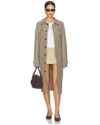 FRAME - The Plaid Mac Coat - Lyst
