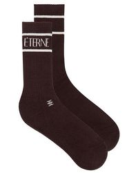 ÉTERNE - Cotton Logo Sport Sock - Lyst
