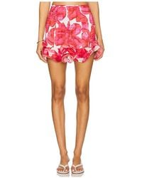 Charo Ruiz - Falda Corta Turma En Color Rosado Talla (También En Xs) - Lyst