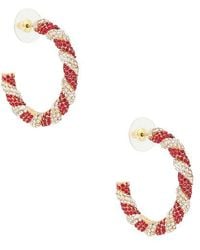 BaubleBar - Peppermint Hoop Earrings - Lyst