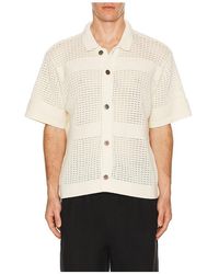 Obey - Zach Knitted Shirt - Lyst