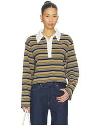 Madison The Label - X Revolve Ryland Rugby Top - Lyst