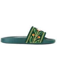 CASABLANCA - Embroidered Terry Slider - Lyst
