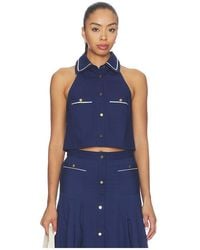 SER.O.YA - Yumi Poplin Top - Lyst